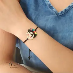 M0014 _ دستبند فریدا ( منجوق میوکی )