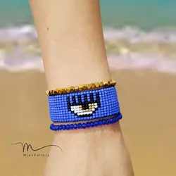 A0039 _ دستبند چشم نظر ( منجوق ماتسونو )