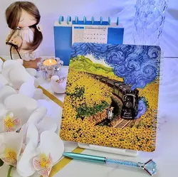 دفتر خط دار ۸۰ برگ سیمی