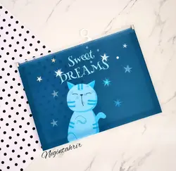 پوشه زیپ دار گربه