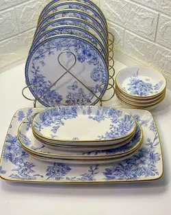 سرویس پذیرایی و عصرانه خوری 15 پارچه محصول Gönül ترکیه