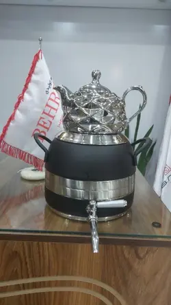 کتری قوری استیل کف چدن