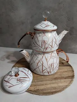 کتری قوری لعابی گرانیتی  محصول şahin ترکی