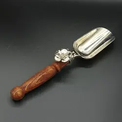 قاشق آجیل دسته چوبی