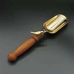 قاشق آجیل دسته چوبی