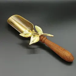 قاشق آجیل دسته چوبی
