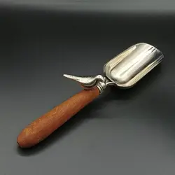 قاشق آجیل دسته چوبی