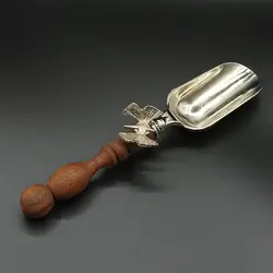 قاشق آجیل دسته چوبی