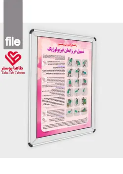 پوستر راهنمای مصور و آموزشی تسهیل در زایمان فیزیولوژیک (طبیعی)