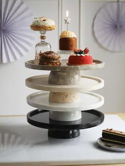 استند کیک پایه پیاله مشکی