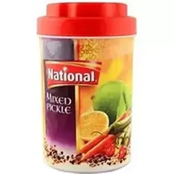 ترشی انبه میکس(مخلوط) نشنال(ناسیونال) در روغن_ اصل پاکستان_ لاکچری در دو وزن نیم و یک کیلوئی