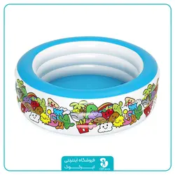 استخر بادی گرد رنگارنگ بست وی کد 51121