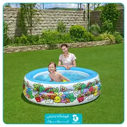 استخر بادی گرد رنگارنگ بست وی کد 51121