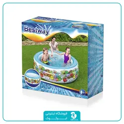 استخر بادی گرد رنگارنگ بست وی کد 51121