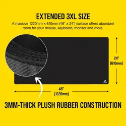 موس پد 3xl corsair مدل MM500 Extended 3XL