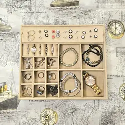 سینی نظم دهنده جواهرات و اکسسوری کد B - طراحی بسته بندی | باکس جواهرات