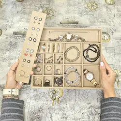 سینی نظم دهنده جواهرات و اکسسوری کد B - طراحی بسته بندی | باکس جواهرات