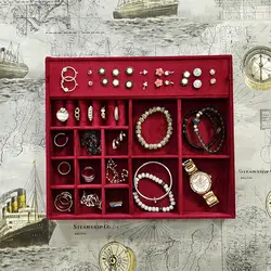 سینی نظم دهنده جواهرات و اکسسوری کد B - طراحی بسته بندی | باکس جواهرات