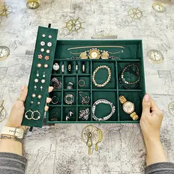 سینی نظم دهنده جواهرات و اکسسوری کد B - طراحی بسته بندی | باکس جواهرات