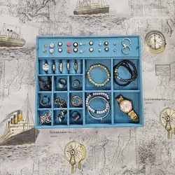 سینی نظم دهنده جواهرات و اکسسوری کد B - طراحی بسته بندی | باکس جواهرات