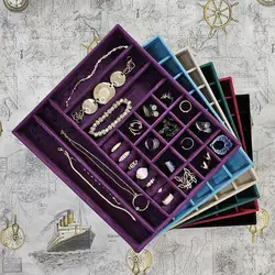 سینی نظم دهنده جواهرات و اکسسوری کد A - طراحی بسته بندی | باکس جواهرات