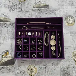 سینی نظم دهنده جواهرات و اکسسوری کد A - طراحی بسته بندی | باکس جواهرات