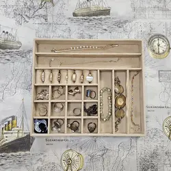 سینی نظم دهنده جواهرات و اکسسوری کد A - طراحی بسته بندی | باکس جواهرات