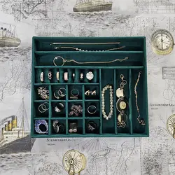 سینی نظم دهنده جواهرات و اکسسوری کد A - طراحی بسته بندی | باکس جواهرات