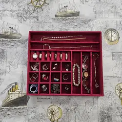 سینی نظم دهنده جواهرات و اکسسوری کد A - طراحی بسته بندی | باکس جواهرات