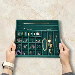 سینی نظم دهنده جواهرات و اکسسوری کد c - طراحی بسته بندی | باکس جواهرات