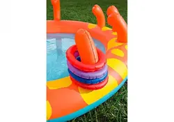 استخر بادی گرد کودک با طرح خرچنگ