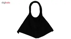 مقنعه ساده عرض بلند کرپ