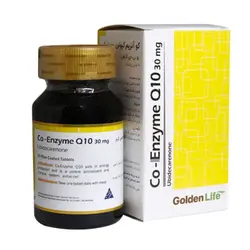 کوآنزیم کیوتن 30 میلی گرم گلدن لایف بسته 60 عددی