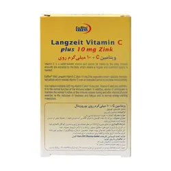 کپسول ویتامین C با زینک یوروویتال