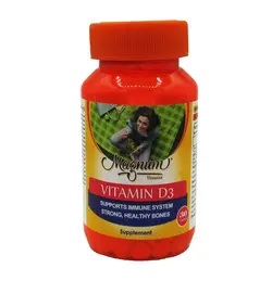 قرص ویتامین د3 مگنوم ویتامینز بسته 30 عددی