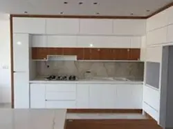طراحی و اجرای کابینت آشپزخانه تمام MDF تولید شده از MDF درجه دو ایرانی (آرین سینا ، آسا و... )