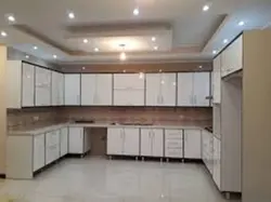 طراحی و اجرای کابینت آشپزخانه تمام MDF تولید شده از MDF درجه دو ایرانی (آرین سینا ، آسا و... )