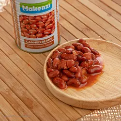 کنسرو لوبیا چیتی با سس گوجه فرنگی مکنزی - 380 گرم