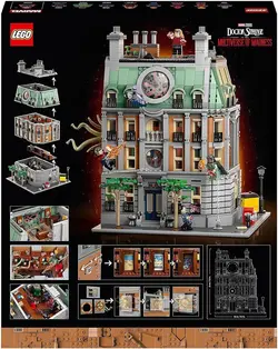 لگو سری ایده مدل ساختمان دکتر استرنج ۷۶۲۱۸ - LEGO® Marvel Sanctum Sanctorum 76218 - Collectible Doctor Strange Modular Building