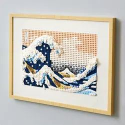 لگو سری هنر مدل موج بزرگ نقاشی معروف ژاپنی 31208 - LEGO Art Hokusai The Great Wave 31208 Japanese Painting Building Set for Art Lovers and Adults