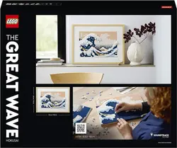 لگو سری هنر مدل موج بزرگ نقاشی معروف ژاپنی 31208 - LEGO Art Hokusai The Great Wave 31208 Japanese Painting Building Set for Art Lovers and Adults