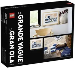 لگو سری هنر مدل موج بزرگ نقاشی معروف ژاپنی 31208 - LEGO Art Hokusai The Great Wave 31208 Japanese Painting Building Set for Art Lovers and Adults