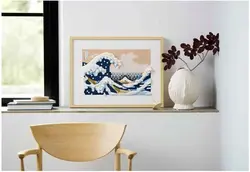 لگو سری هنر مدل موج بزرگ نقاشی معروف ژاپنی 31208 - LEGO Art Hokusai The Great Wave 31208 Japanese Painting Building Set for Art Lovers and Adults
