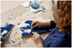 لگو سری هنر مدل موج بزرگ نقاشی معروف ژاپنی 31208 - LEGO Art Hokusai The Great Wave 31208 Japanese Painting Building Set for Art Lovers and Adults