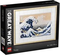 لگو سری هنر مدل موج بزرگ نقاشی معروف ژاپنی 31208 - LEGO Art Hokusai The Great Wave 31208 Japanese Painting Building Set for Art Lovers and Adults