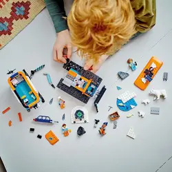 لگو سری سیتی مدل کامیون اکتشاف قطبی و آزمایشگاه سیار 60378 - LEGO® City Polar Exploration Truck and Mobile Laboratory 60378