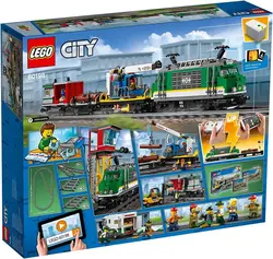 لگو سری سیتی مدل قطار باربری ۶۰۱۹۸ - LEGO City Cargo Train 60198