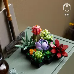 لگو سری CREATOR EXPERT مدل گیاهان ساکولنت 10309