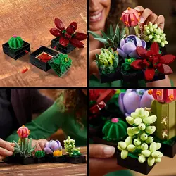 لگو سری CREATOR EXPERT مدل گیاهان ساکولنت 10309