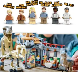 لگو سری پارک ژوراسیک مدل مرکز بازدیدکنندگان : تی رکس و رپتور 76961 - 76961 LEGO® Jurassic World Visitor Center: T. rex and Raptor Attack